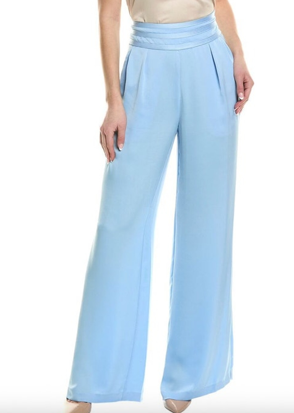 RAMY BROOK Pants NEW Size 00 Full Length Joss Pant $385 Light Blue